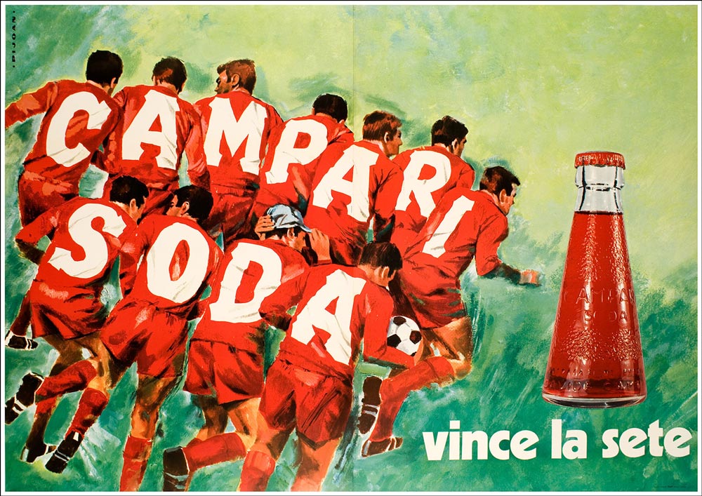 Italian Campari l/'apéritif 1926 Vintage Liquor Advertising Canvas Print 20x29